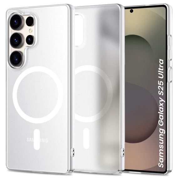 Etui do Samsung Galaxy S25 Ultra GKK – matowe, z podstawką – brązowe