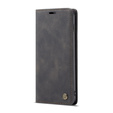 Etui CASEME do Samsung Galaxy S10 Plus, Leather Wallet Case, czarne