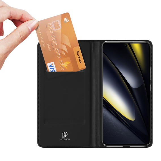 Etui Dux Ducis do Xiaomi Poco F6, Skinpro, czarne