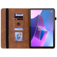 Etui do Lenovo Tab P11 Pro Gen 2 TB132FU TB132XU 11.2", Wallet Pen Slot, brązowe