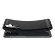 Etui Spigen do Samsung Galaxy A56 5G, Rugged Armor, czarne + Szkło Hartowane 9H