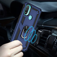 Etui pancerne do Motorola Moto E20/E30/E40, Nox Case Ring, niebieskie