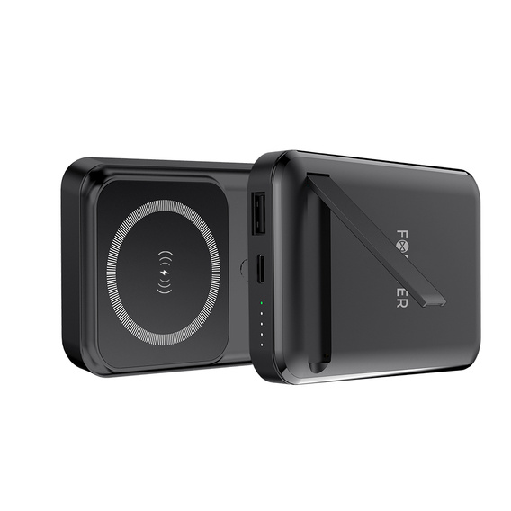Power Bank Forever MATB-100 10000 mAh – bezprzewodowy, magnetyczny, 22.5W PD/QC – czarny
