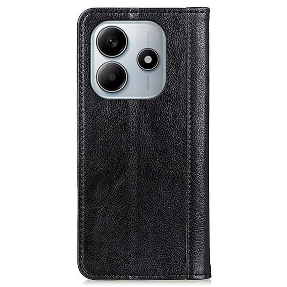 Etui z klapką do Xiaomi Redmi Note 14 4G – funkcjonalność w eleganckim wydaniu - czarne