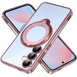 Etui Magnetyczne do Samsung Galaxy S24 FE, do MagSafe, różowe
