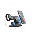 Ładowarka Indukcyjna ERBORD Samsung Trio 3w1 do Smartfona, Galaxy Watch i Galaxy Buds, czarna
