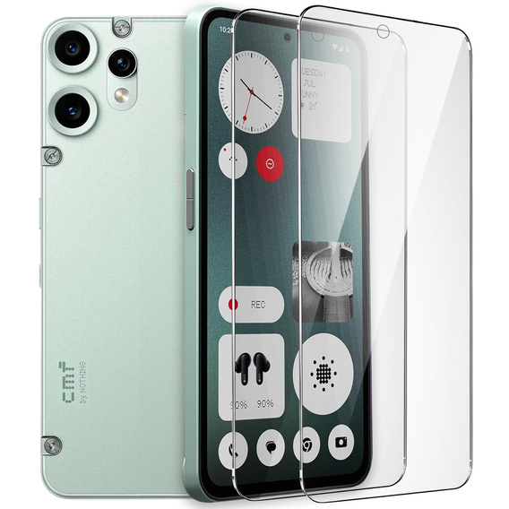 2x Szkło Hartowane ERBORD 9H Hard Glass do CMF Nothing Phone 2 Pro – codzienna ochrona w eleganckim wydaniu