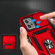 Etui pancerne do Motorola Moto G32, CamShield Slide, czerwone