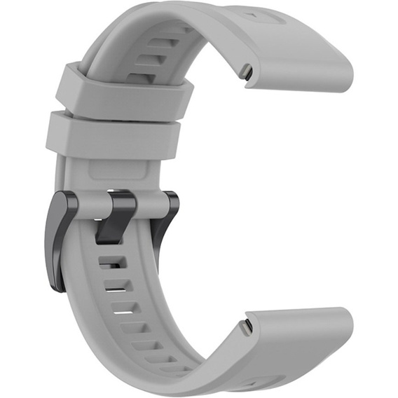 Pasek Silikonowy QuickFit 20mm do Garmin Fenix 5S/6S/7S/ 8 43mm, Szary