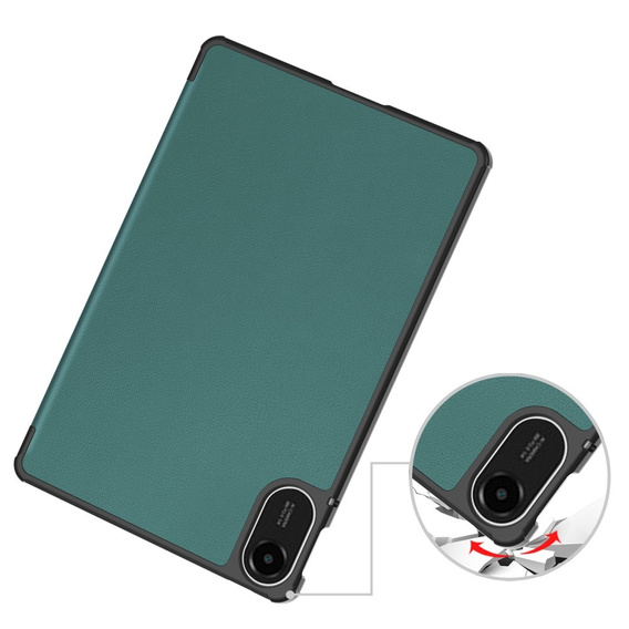 Etui z klapką i podstawką do Xiaomi Redmi Pad 2 – zielone