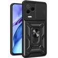 Etui pancerne do Infinix Note 12 2023, CamShield Slide, czarne