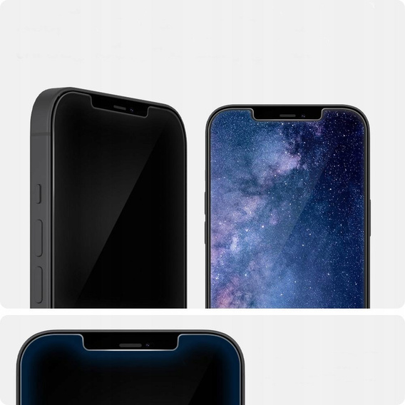 SPIGEN Szkło Hartowane do iPhone 12 Pro Max - Glas.TR EZ Fit (2 sztuki)
