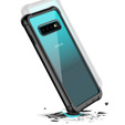 Etui Shockproof do Samsung Galaxy S10+ Plus, bez folii, czarne