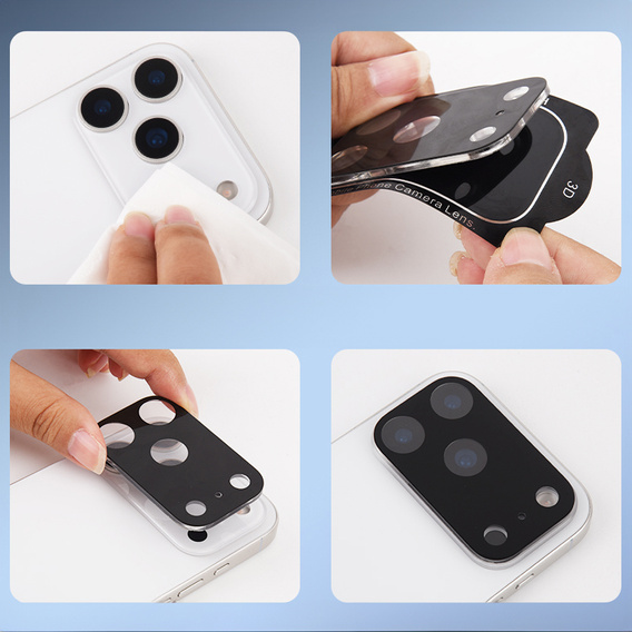 2x Szkło hartowane na aparat ERBORD do iPhone 17 Pro Max