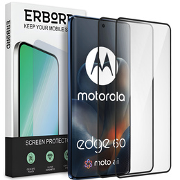 2x Szkło Hartowane ERBORD 3D do Motorola Edge 60 – ochrona całego ekranu