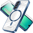 Etui do Samsung Galaxy A26 5G, Electro MagSafe, granatowe + Szkło na ekran