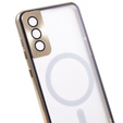 Etui Magnetic Dual Glass MagSafe do Samsung Galaxy S21, złote