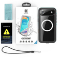 Etui do iPhone 17 Air, Wodoodporne IP68, SHELLBOX MagSafe, niebieskie