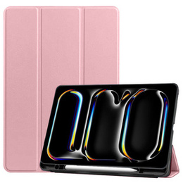 Etui do iPad Pro 13" 2024 (7 gen.), Smartcase z miejscem na rysik, różowe