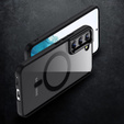 Etui do Samsung Galaxy S22 5G, ERBORD Hybrid MagSafe Case, czarne