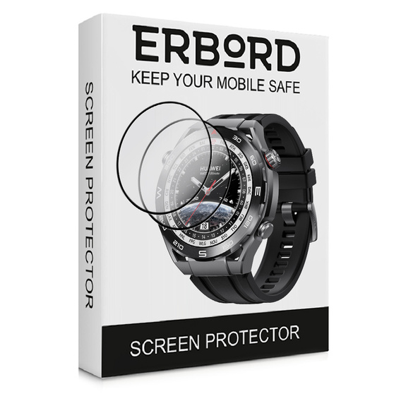 2x Szkło Hybrydowe ERBORD do Huawei Watch Ultimate