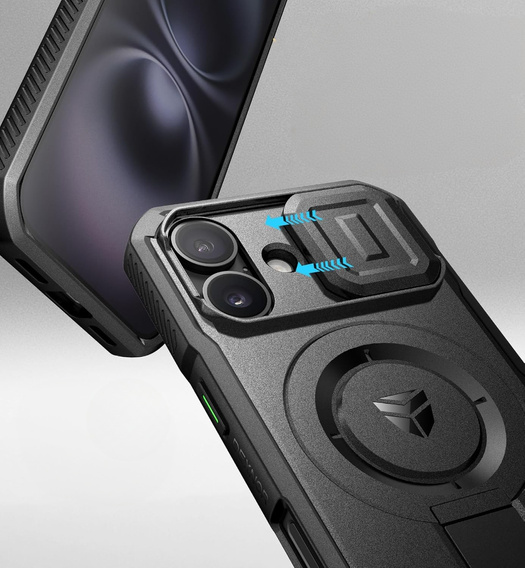 Etui Dexnor MagSafe z osłoną aparatu do iPhone 16