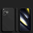 Etui do Xiaomi Poco F6, Silicone Lite, czarne