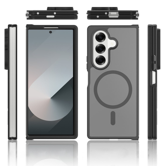 ERBORD Matt Case do Samsung Galaxy Z Fold7 5G – etui z MagSafe, czarne
