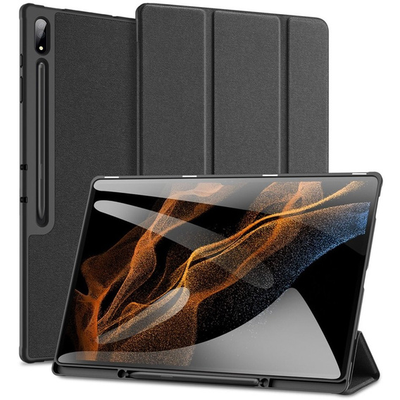 Etui do Samsung Galaxy Tab S9 Ultra 14.6", Dux Ducis Domo, czarne