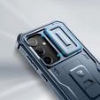Etui pancerne do Samsung Galaxy S24, Dexnor Full Body (Two Frames), granatowe