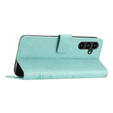 Etui z klapką do Samsung Galaxy A14 4G/5G, Butterfly, zielone
