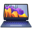 Etui z klawiaturą do Samsung Galaxy Tab S9 / S9 FE / S10 FE, Dexnor Magnetic Keyboard Touchpad, niebieskie