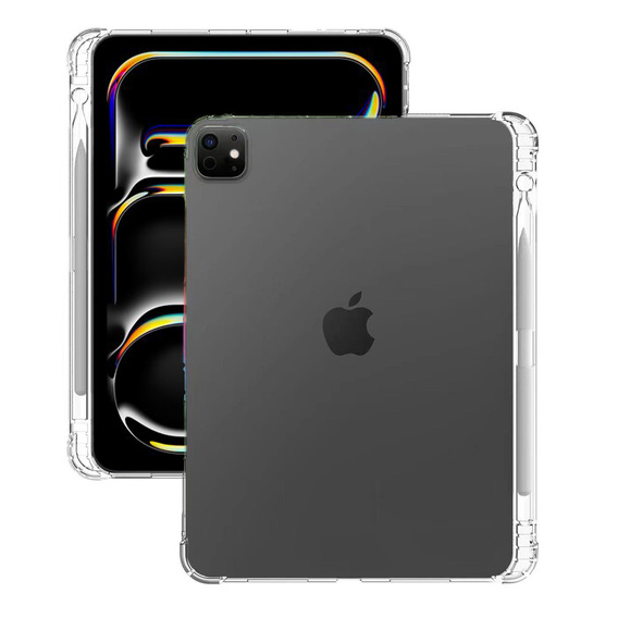 Etui do iPad Pro 13" 2024 (7 gen.), Silikonowe, przezroczyste