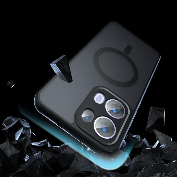Etui do Oppo Reno 13 Pro, do MagSafe, ERBORD Matt Case, czarny