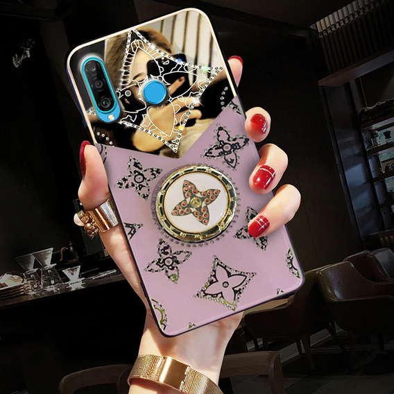 Etui Fashion do Huawei P30 Lite, fioletowe