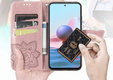 Etui z klapką do Oppo A40 / Oppo A40m, Butterfly, różowe rose gold