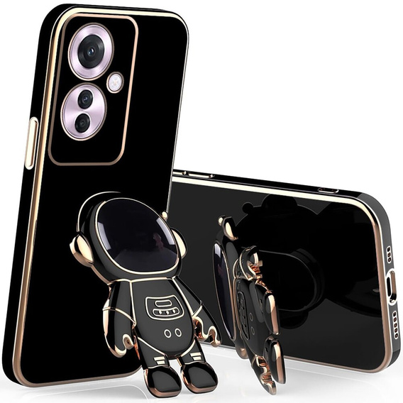 Etui do Oppo Reno 11F 5G, Astronaut, czarne