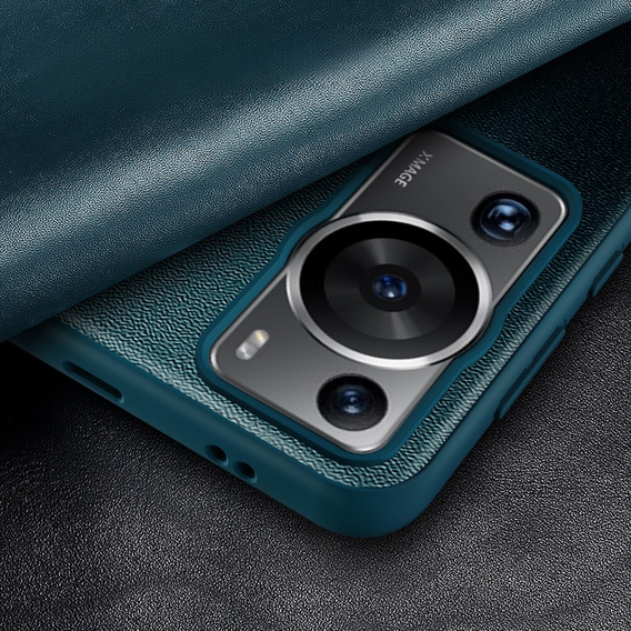 Etui do Huawei P60 Pro, z klapką Side View, niebieskie