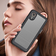 Etui do Samsung Galaxy Xcover 7, Fusion Hybrid, przezroczyste / czarne