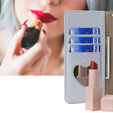Etui z klapką do Xiaomi 13T / 13T Pro / Redmi K60 Ultra, Wallet Zipper Pocket, z lusterkiem, niebieskie