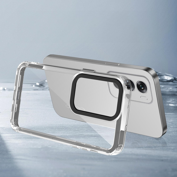 Etui do Oppo A80, Fusion Hybrid, przezroczyste
