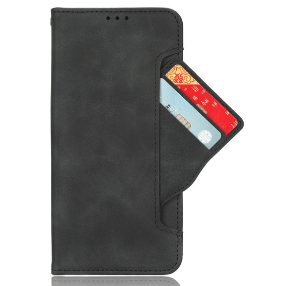 Etui z klapką do Infinix Hot 50 Pro+ 4G, Card Slot, czarne
