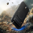 Etui Tech-Protect do iPhone Air, Kevlar Aura MagSafe, Czarne