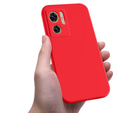 Etui do Motorola Edge 40 5G, Silicone Lite, czerwone