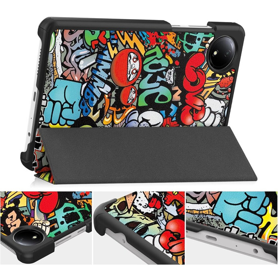 Etui do Xiaomi Redmi Pad SE 8.7", Smartcase, graffiti