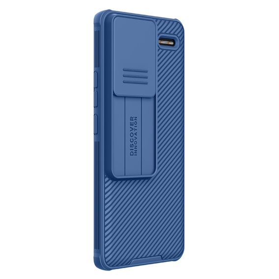 Etui do Xiaomi Redmi Note 13 Pro+, pancerne Nillkin, CamShield Pro, niebieskie