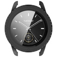 2w1 Etui + Szkło Hartowane do Xiaomi Watch S3,  wzmocnione, Czarne