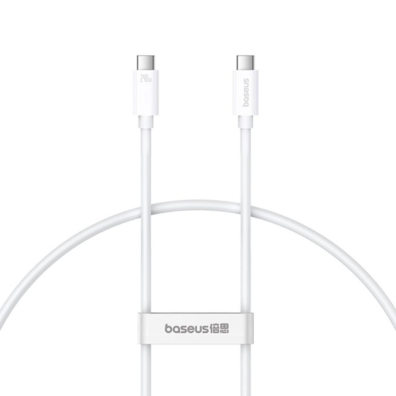 Baseus Superior Series 2 – kabel USB‑C 240 W USB4, 1 m - biały