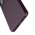Etui MELKCO do Samsung Galaxy S25 Ultra, skórzane, fioletowe