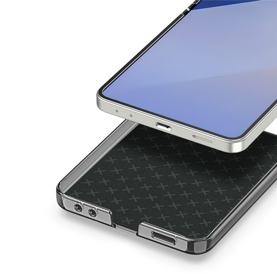 Etui Dux Ducis Stex Series do Samsung Galaxy Z Flip7 5G – czarne, skórzane